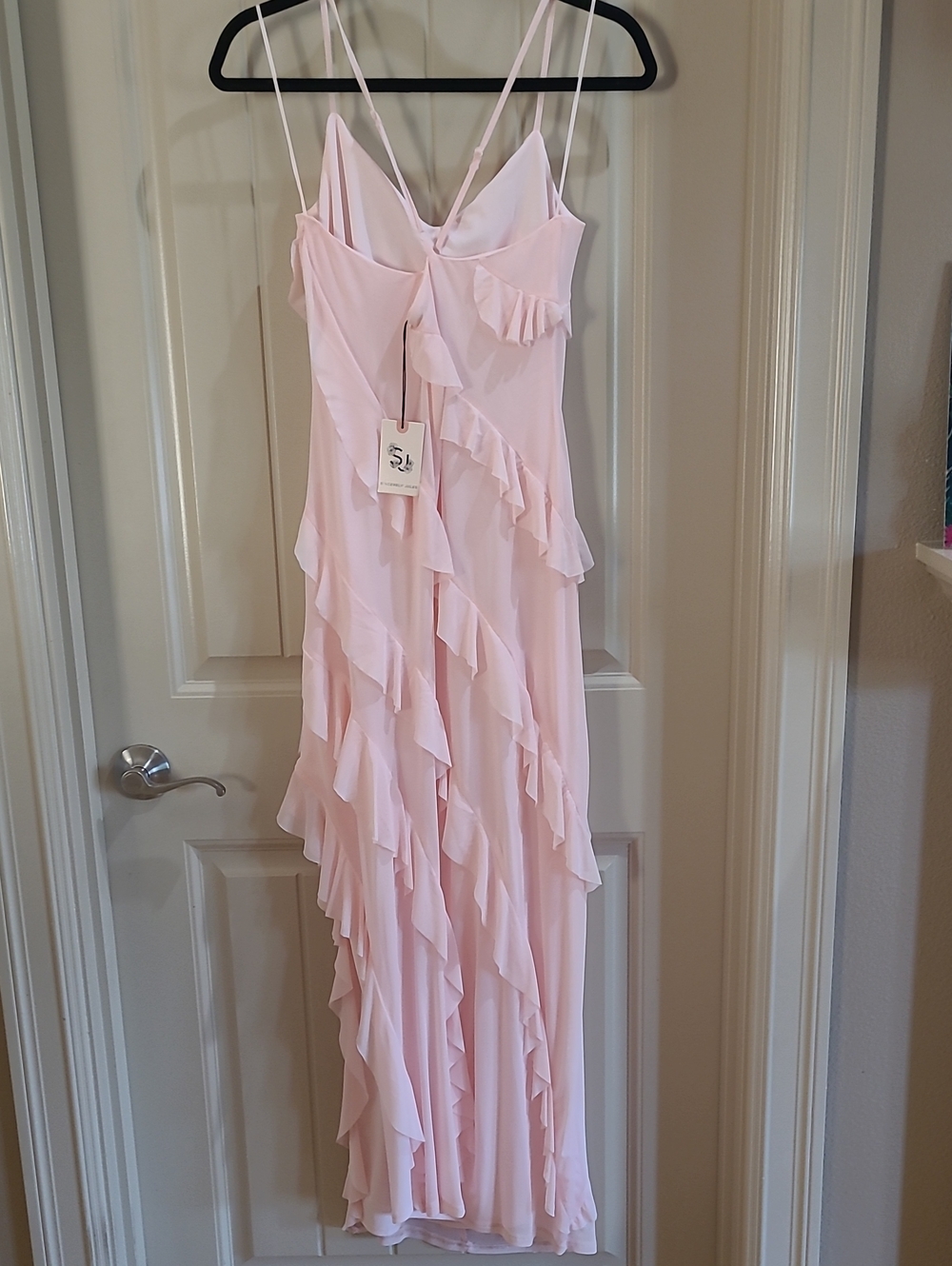 Sincerely Jules Pale Pink Ruffle Maxi Dress - Picture 2 of 5